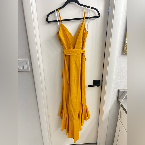 Lovers + Friends Bridget Midi Dress. Sunflower yellow. XS. NWT! - Picture 7 of 9